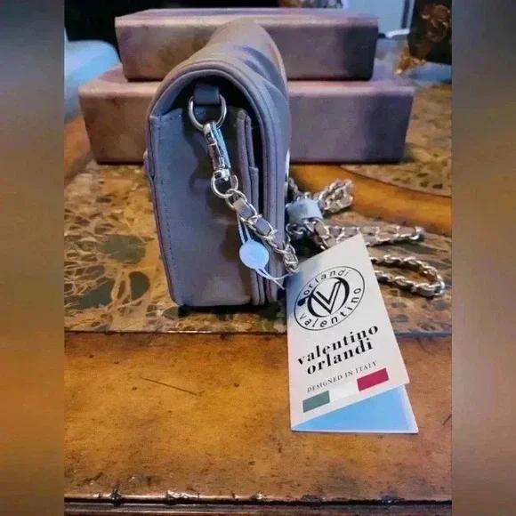 Valentino Orlandi crossbody bag in taupe NWT - Picture 4 of 10